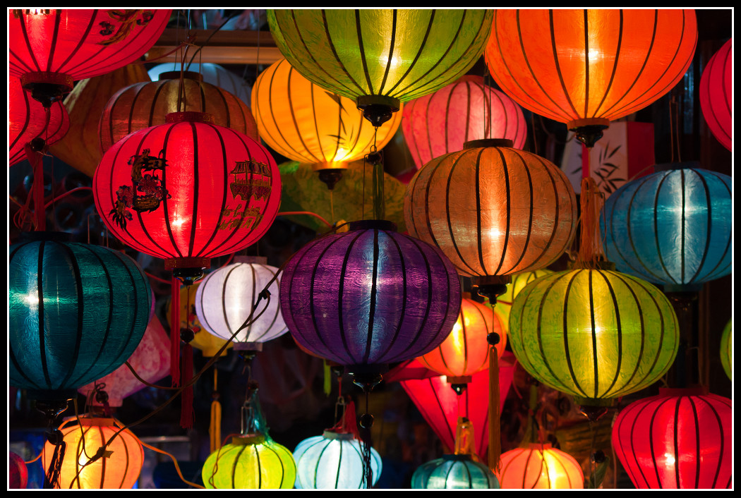 Lanternes de Soie, Hoi An, Vietnam